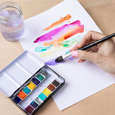 WaterColor Block White A4 180GR, 20 fogli