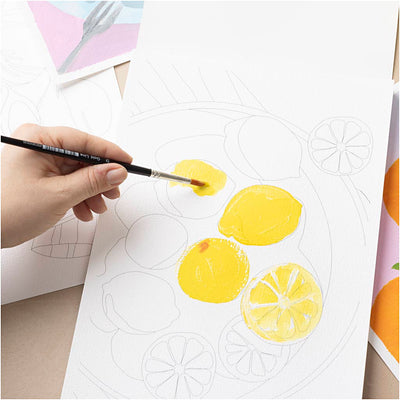 Carta color block Creativ Company, A4, foglio 210x297 mm, pressata a freddo, grana media, 300 gr, bianco, 20 fogli 1 pezzo