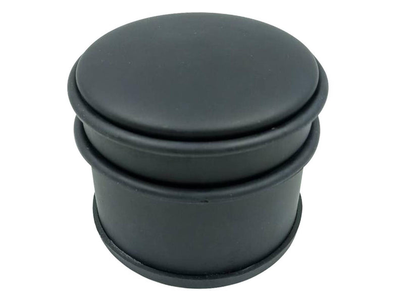 Svenska living deurstopper ø9x7,5cm mat zwart | 2 stuks