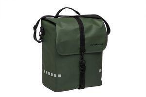 Bolsa de bicicleta única Odense - Repelente de agua - 17.5L - Verde negro