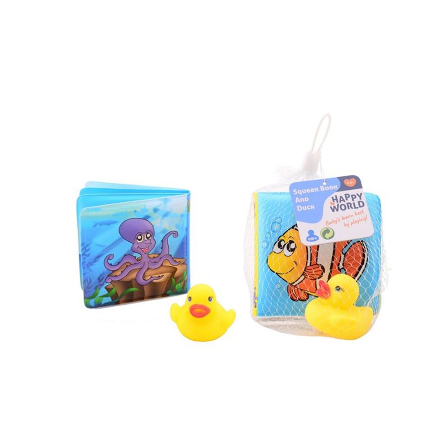 Folleto de baño Johntoy con pato