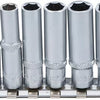 Bgs technic hexagon socket set, deep 1 4 af 4 - 13 mm 11 pcs.