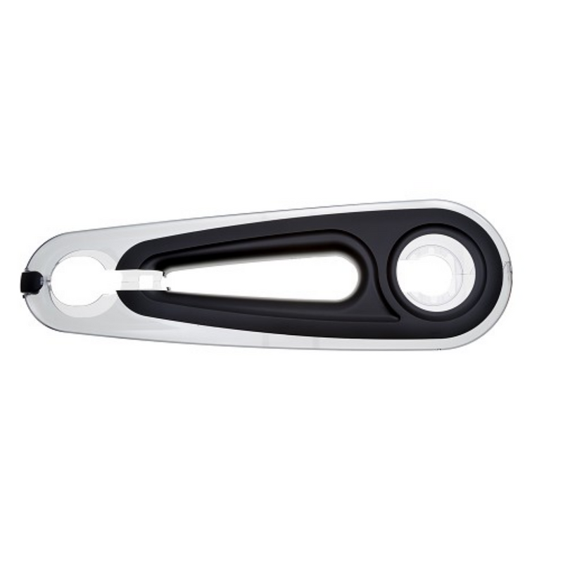 kettingkast 28 inch multi-open 63,5 x 19,5 cm smoke zwart