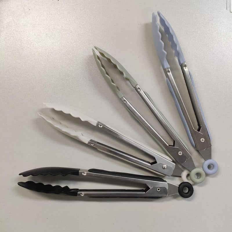 Utensilios de cocina pinzas para servir acero inoxidable 27cm