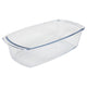 Utensilios de cocina molde para tartas cristal 1,8l 27x14x7,2cm