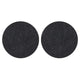 Coaster 2 piezas que se sienten alrededor de 20 cm de negro