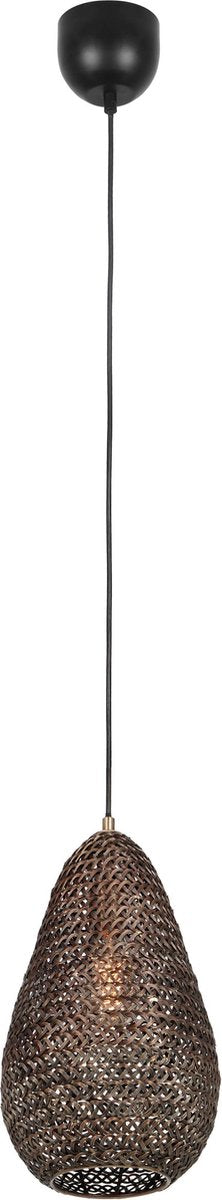 Trio ziva - hanging lamp - old brass - excl. 1x e27 4 w - ceiling mounting - height adjustable