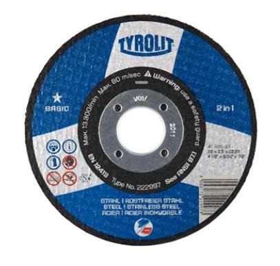 Tyrolit dss 178x3.0mm a30q-bf basic st acciaio inox | 25 pz