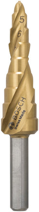 Bosch - taladro escalonado hss-tin 4 - 12 mm, 6,0 mm, 66,5 mm