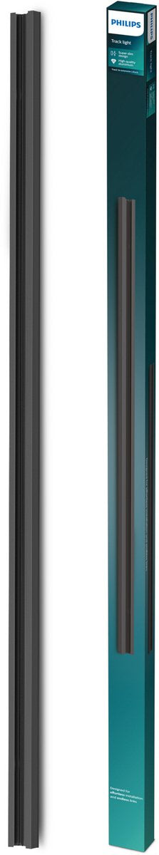 Philips LED Philips Easylink - carril de 1 metro - extensión - negro - iluminación sobre riel