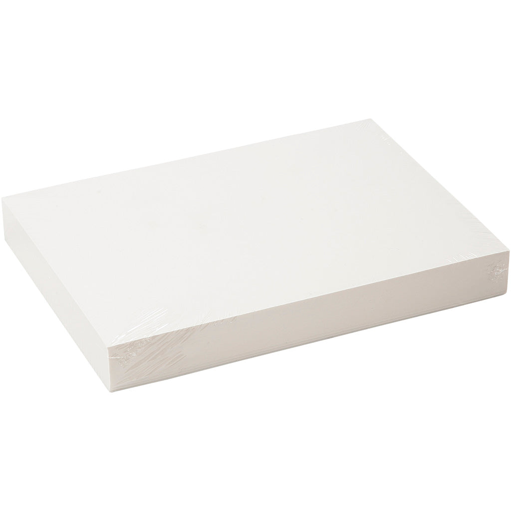 Carta per acquerello, a5, foglio 148x210 mm, 200 gr, bianco, 100 fogli 1 scatola