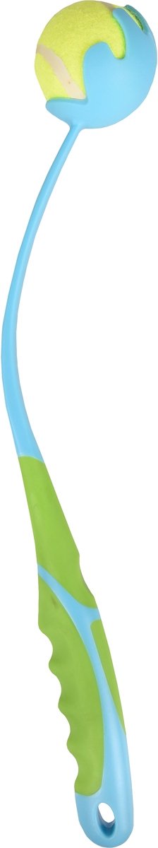 Palo arrojadizo Flamingo spector con bola azul verde 47cm