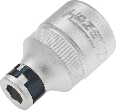 Hazet adapter 2250-4 · 1 2 inch (12,5 mm) vierkant hol · 1 4 inch (6,3 mm) zeskant hol · lengte: 35 mm