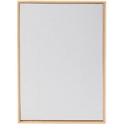 Panel de lienzo Creativ Company con marco, A4, tamaño 21x29,7 cm, 280 gr, blanco, 1 unidad