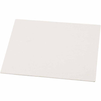Panel de lienzo Creativ company, a4, dimensiones 21x29,7 cm, grosor 3 mm, 280 gr, blanco, 10 piezas 1 caja