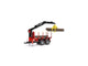 Bruder forest building trailer with loading crane and four tree