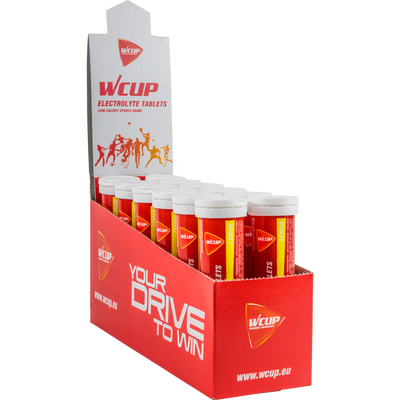 WCUP - Tabletas de electrolito limón 12 piezas
