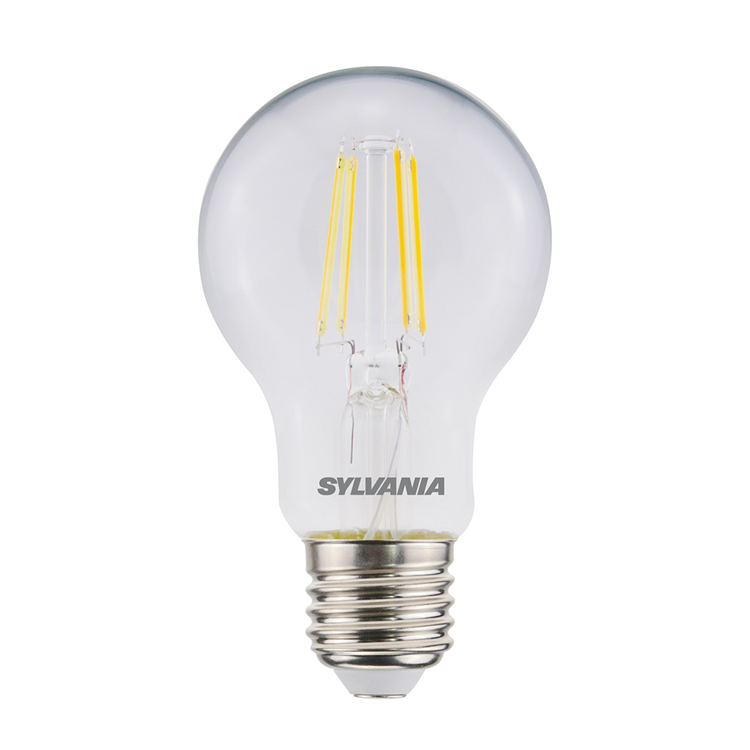 Sylvania LED LAMPE E27 470 lm Bol trasparente 4 pezzi