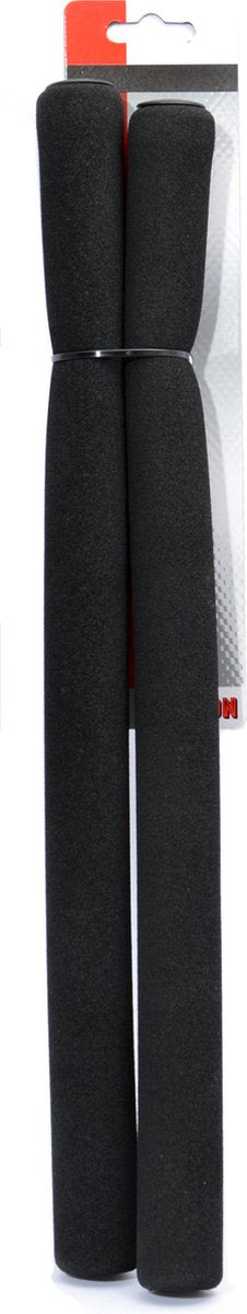 Scoam sterzo Simson 400mm - schiuma di sterzo morbida e nera per bici da corsa - presa extra, comfort ottimale