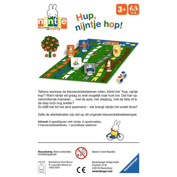 RAVENSBURGER HUP MIFFY HOP COLARING Dobbelpelpel