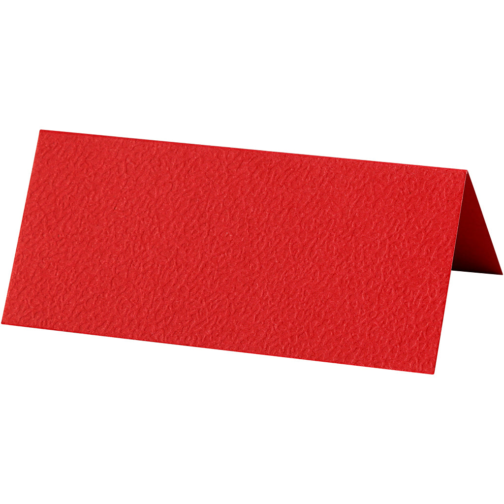 Tarjetas de presentación de empresa Creativ, medidas 9x4 cm, 220 gr, rojo, 20 unidades, 1 caja