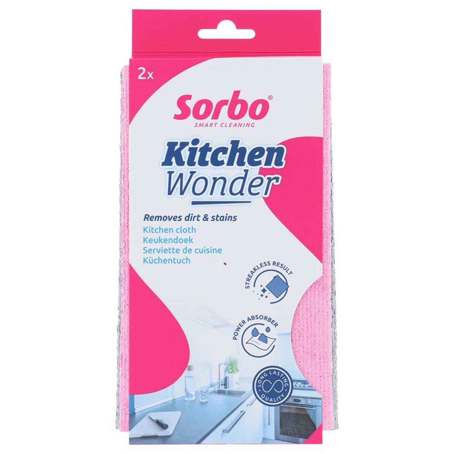 Sorbo milagro paño de cocina 32x38cm juego de 2