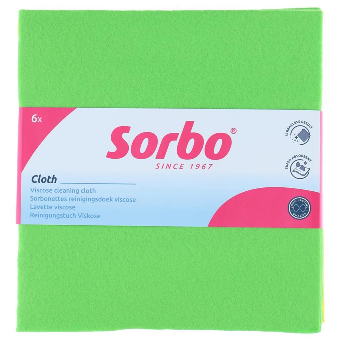 Panni Sorbo in viscosa colorati 38x40cm