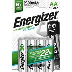 Pilas recargables energizer extreme 1.2v AA