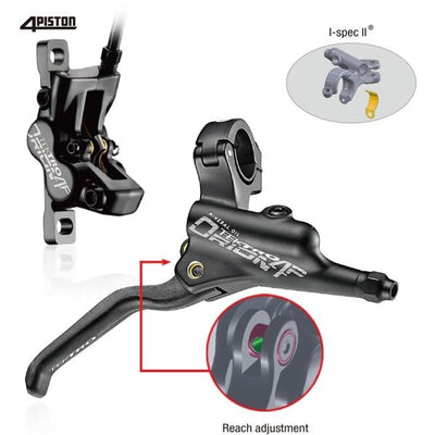 Tektro HD-M745 Hydraulic Disc brake RH 1800mm Black