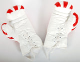 E l sports - set sacco da boxe - pu - bianco rosso blu - afbeelding 3