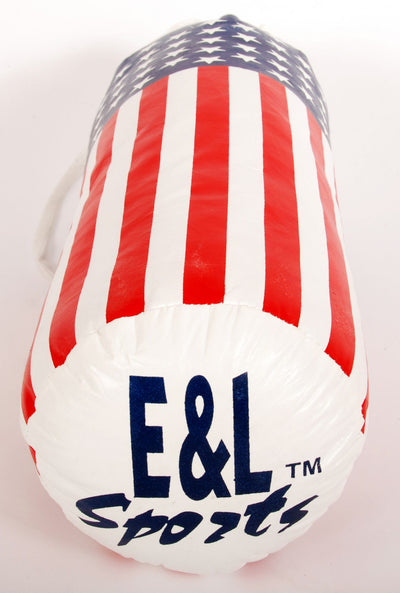 E l sports - set sacco da boxe - pu - bianco rosso blu