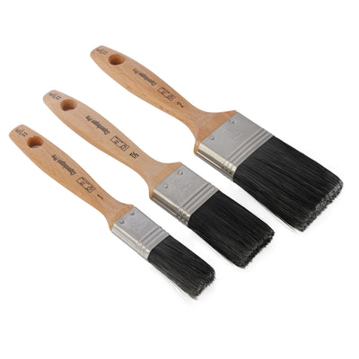 Copenhagen pro kwastenset - platte kwast - maat 1-1,5-2 - synthetisch haar - 3-delig - fsc houten steel - 23.900.04