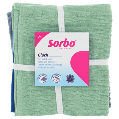 Juego de paños de cocina de rizo Sorbo de 3 piezas