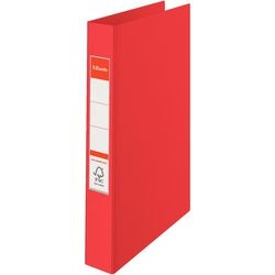 Raccoglitori ad anelli Esselte PP A4 dorso larghezza 35 mm rosso meccanismo porta etichette a 23 anelli