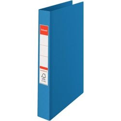 Raccoglitori ad anelli Esselte PP A4 dorso larghezza 35 mm blu meccanismo porta etichette a 23 anelli