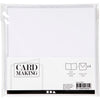 Creative Company Cards and buste White, 4st.