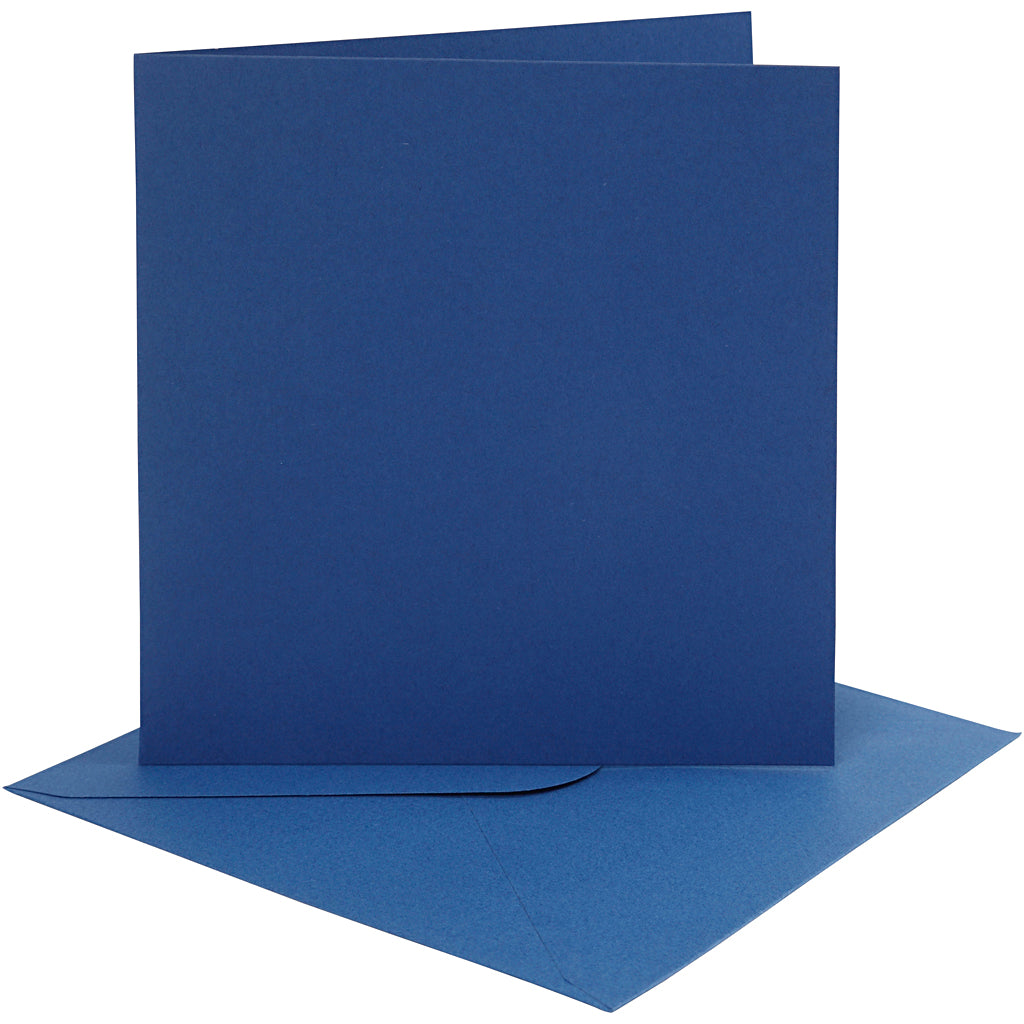Creative Company Cards and buss Blue, 4st.