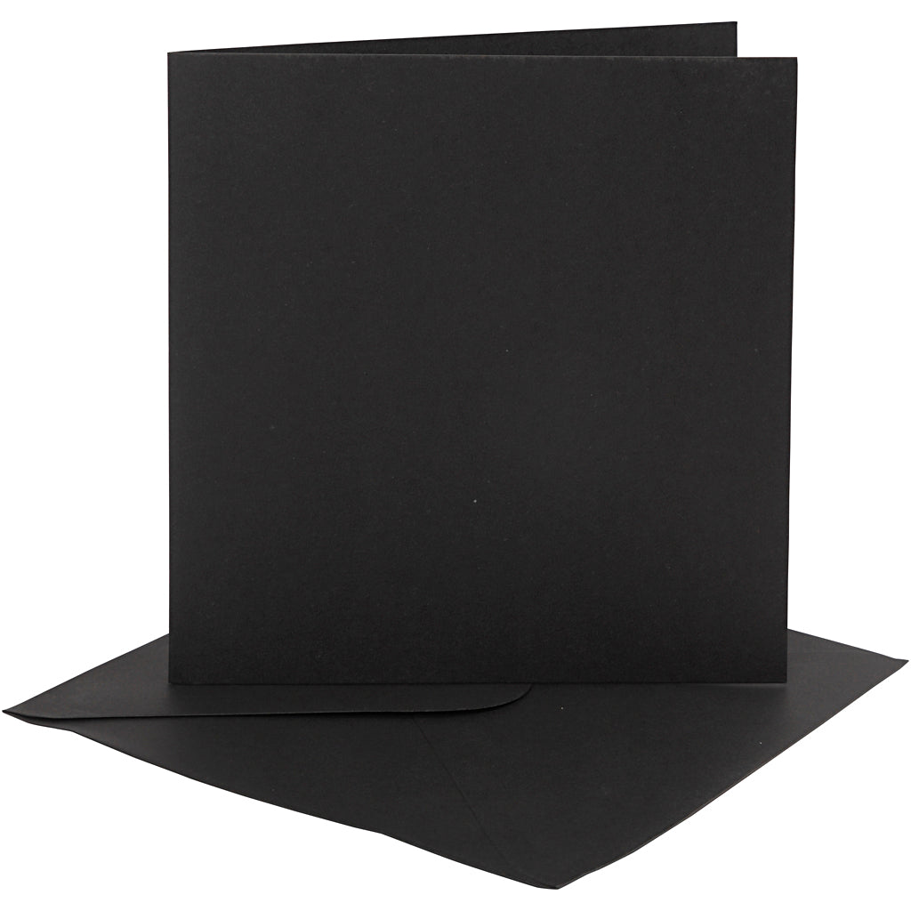 Creative Company Cards and buste Black, 4st.
