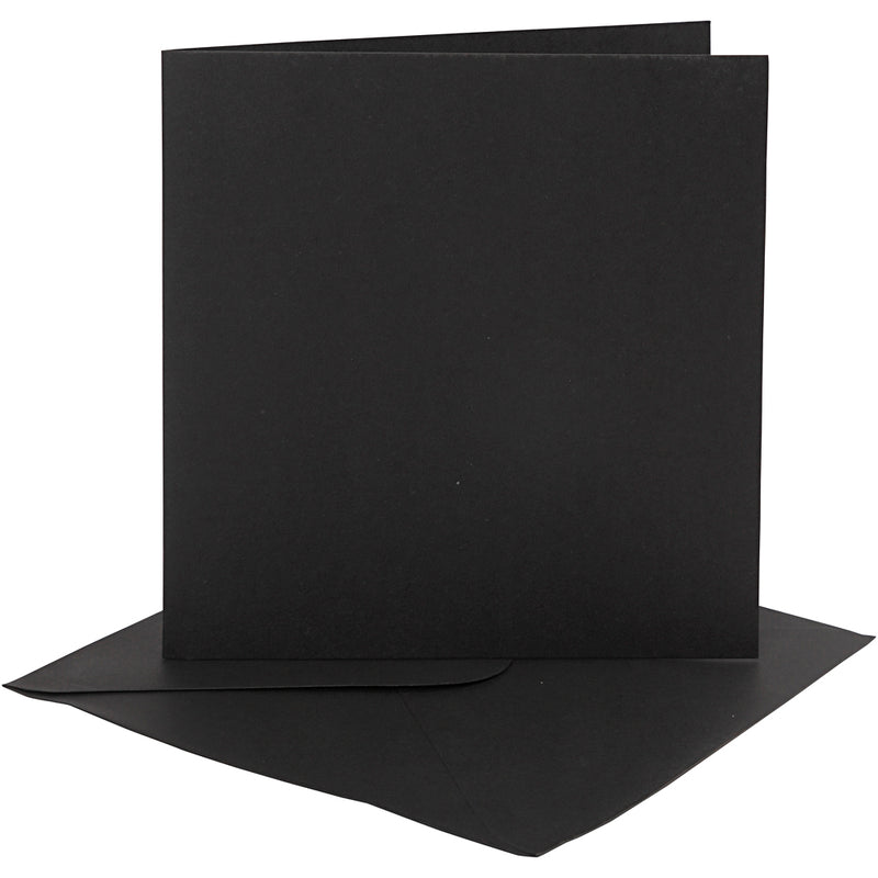 Creative Company Cards and buste Black, 4st.