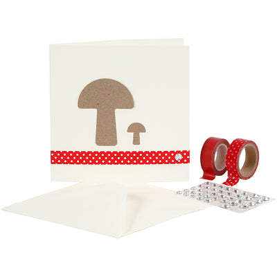 Biglietti e buste aziendali Creativ, formato cartoncino 15,2x15,2 cm, formato busta 16x16 cm, 230 gr, vari colori, scatola 12x10 1 scatola