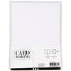 Biglietti e buste aziendali Creativ, formato biglietto 12,7x17,8 cm, formato busta 13,3x18,5 cm, 230 gr, bianco, 4 set 1 scatola