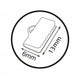 Vaessen creative • band clip 6x13mm 72pcs