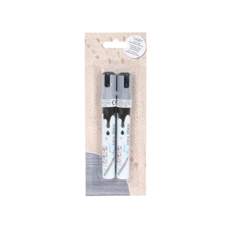 Svenska living raam-markers afwasbaar zilver set a 2