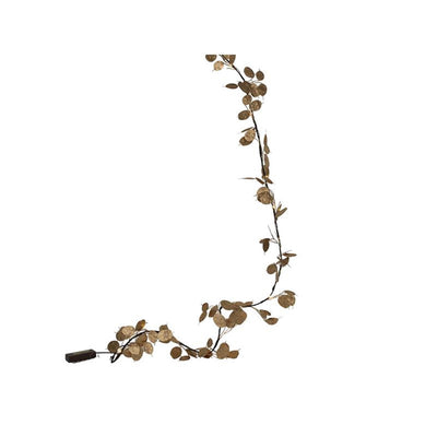 Svenska ghirlanda vivente 'foglia moneta' 20led 180 cm 2xaa