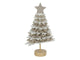 Svenska living kerstboom 16cm vilt beige wit