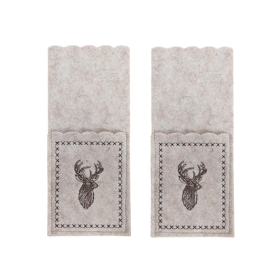 Svenska living cubertero fieltro reno 2 unidades 23x10cm