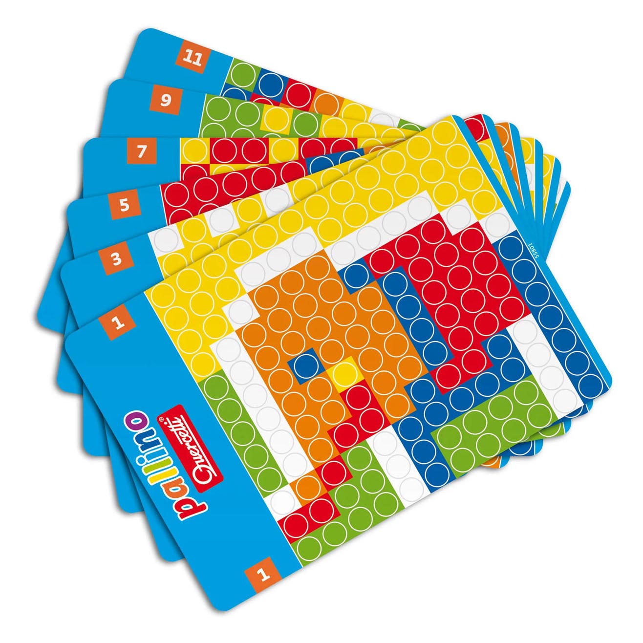 Forcetti pallino forme e gioco a colori