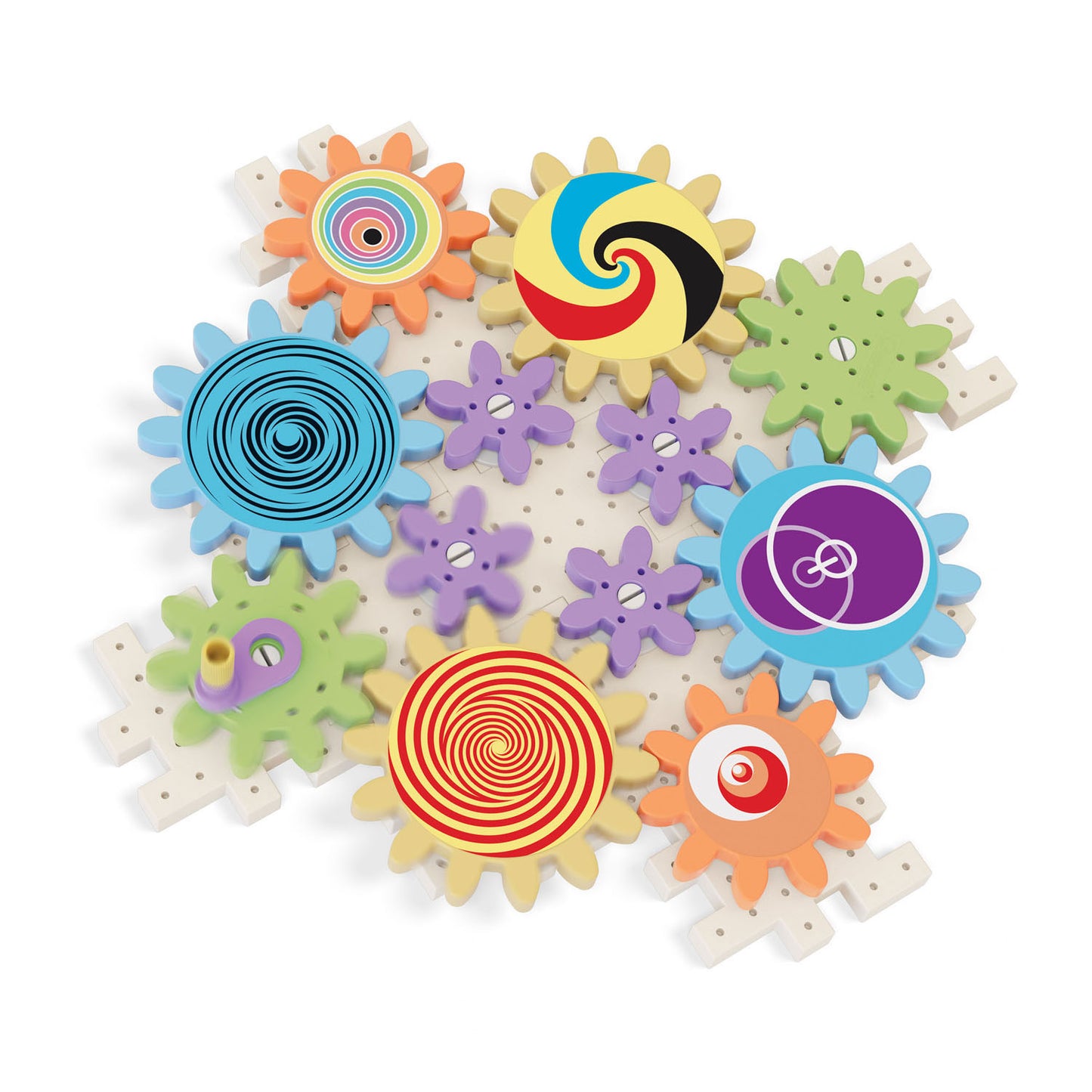 Quercetti Kaleido Gears Play Gear Gear, 38dlg.