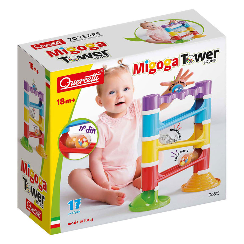 Tercetti Migoga Knikkerbaan Tower con suono, 17dlg.