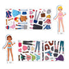 Quercetti magnetische mode aankleedpop best friends - 57dlg.